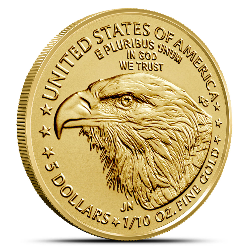 2025 1/10 oz American Gold Eagle Coin (BU) 2/21/2025 presale - Image 2