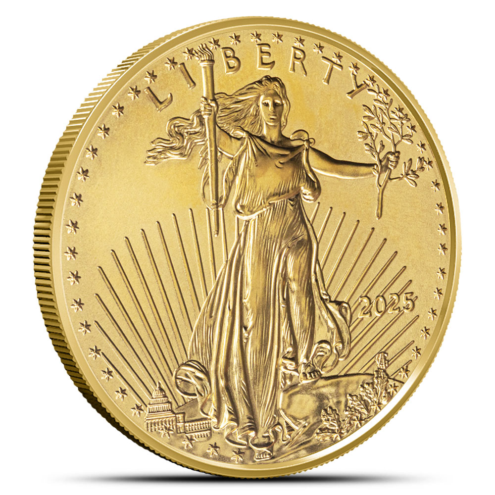 2025 1/10 oz American Gold Eagle Coin (BU) 2/21/2025 presale